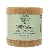 MOUNTAIN TOP Retinol Facial Moisturizer (1.7oz / 50ml) - For Wrinkles, Age Spots, Fine Lines, and Other Signs of Aging - Made with 24k Gold, Aloe Vera, Green Tea, Argan Oil, Shea Butter, Vitamin E