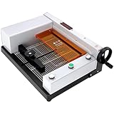 Schwerlast Elektrischer Papierschneider Guillotine – Automatischer Papierschneider, 40 mm Schnittstärke, Präzisionsskala & Einstellbarer Anschlag für Büro, Druckerei & Bastelarbeiten