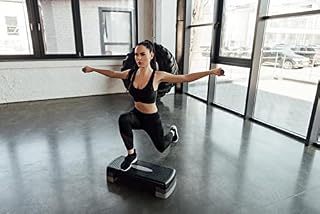Exercise stepper aerobic step fitness training workout adjustable stepper 3 level step