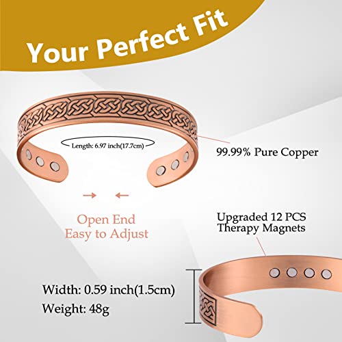 Feraco USPY20230110003 12X Strength Wide Copper Bracelet thumb #5