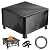 Square Fire Pit Cover 32 Inch Outdoor Heavy Duty Fire Table Cover 100% Waterproof Gas Fire Pit Cover Three-Layer Composite Material (32"L x 32"W x 16"H,Black)