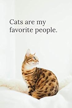 Paperback Cats Are My Favorite People: Notebook Book