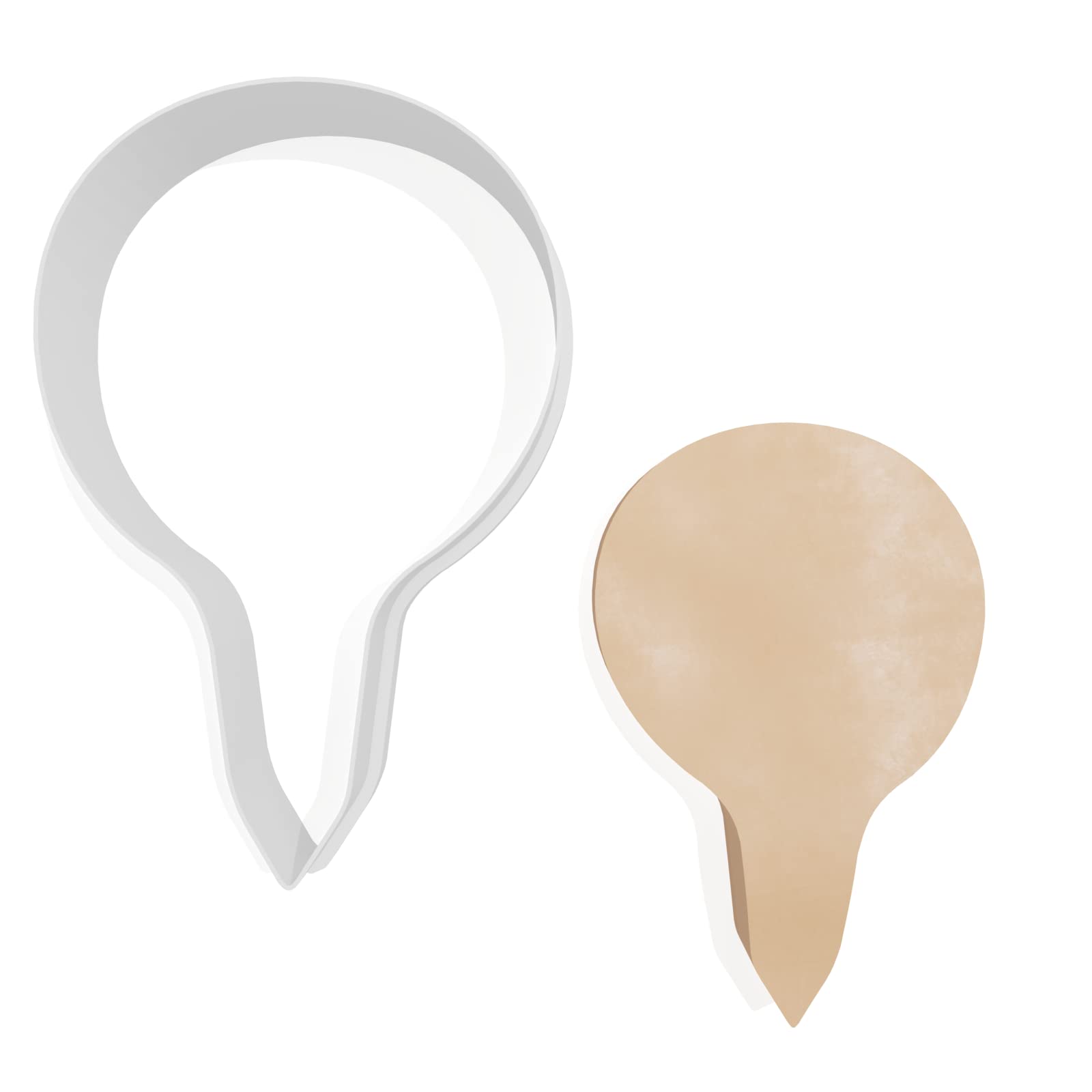 Golf Ball on Tee Cookie Cutter - 3 Sizes