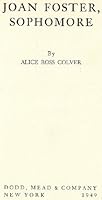 Joan Foster, Sophomore B004V437Y2 Book Cover