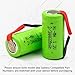 (8-Pack) 2/3AA 1.2V 600mAh Ni-MH Battery with Tabs Replacement for RC Devices, Electric Tools, Toys, Meters, Two-Way Radios, Hybrid Cars, Razors
