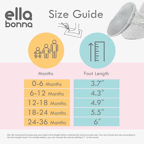 Ella Bonna Unisex Teddy Baby Booties Cotton Newborn Baby Socks Slipper Toddler Shoes, Infant Baby Girl Booties, Boy Socks2