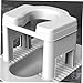FRCOLOR Toilet Step Stool for Adults Non-Slip Bathroom Stool for Comfort Sturdy Design for Seniors and Pregnant Women Height Material