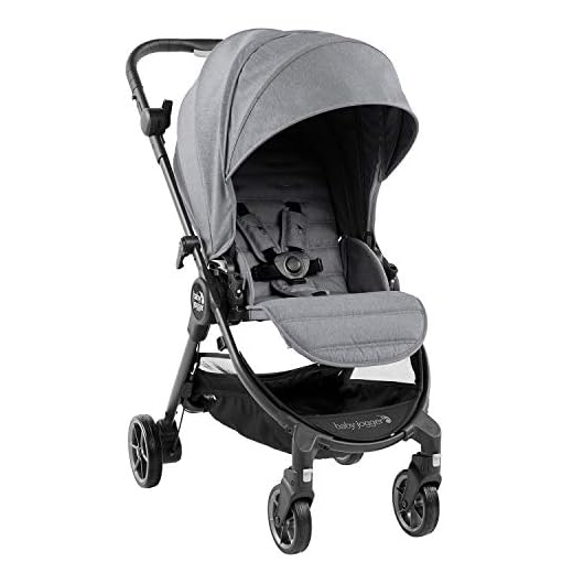 Baby Jogger City Tour LUX barnvagn | kompakt, lätt, vikbar och bärbar | Slate (grå)