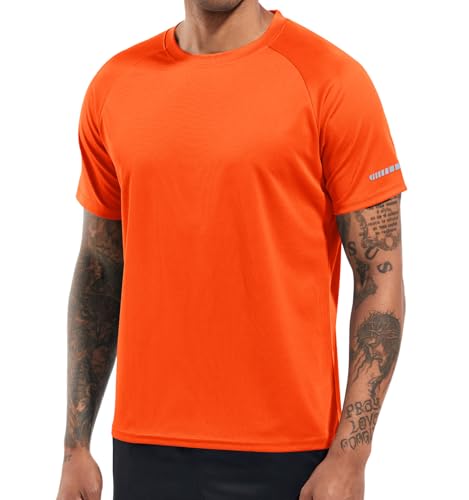 Image of Men's Quick-Dry Sportswear T-Shirts,4 /6 Pack Breathable Moisture Wicking Gym Tops for Training & Workout,Short Sleeve Tees