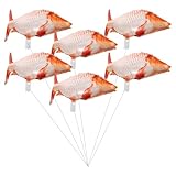 Gonflage rapide et facile : gonflez sans effort avec une pompe ou un gonfleur, pratique et facile à utiliser, ballon en forme de poisson pour fête, ballon en aluminium en forme de poisson
