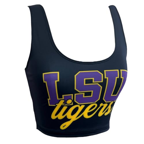 Image of Lojobands Women's College Gameday Outfit Tank Top Tailgate Crop Top One Size Fits Most