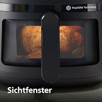 Philips Airfryer 2000 Serie Heißluftfritteuse, Schwarz, 6,2L – Ansicht 4