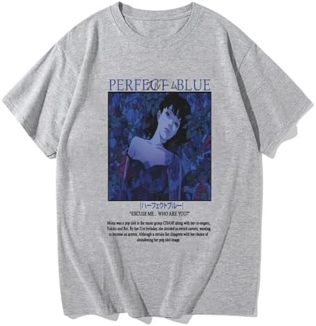 Perfect Blue Mima Kirigoe Satoshi Kon T Shirt Men Grey