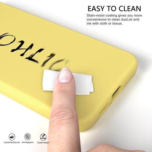 Coque Samsung S25 jaune silicone mince protection 5G