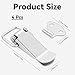 4 PCS Stainless Steel Toggle Latch Spring Loaded Latch Silver Catch Hasp Clamp Clip Lock for Cabinet Wooden Case Box Chest Toolboxes
