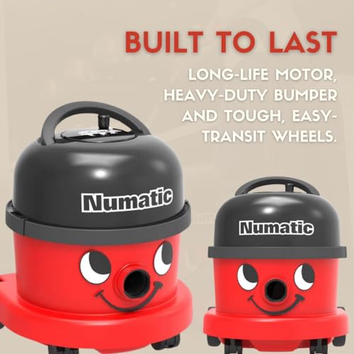 Numatic NRV240-11 Henry Vacuum Cleaner 620W 9L Commercial Dry Red - 3 Years Warranty - 2025 Model