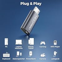 deleyCON USB C auf Micro USB Adapter, Daten & Laden, 2 Stück – Ansicht 6