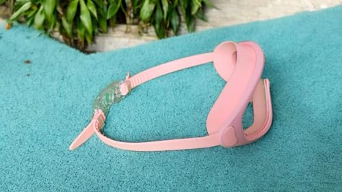 Image of Protoner Kids Swimming Goggles with Wide Lens, Adjustable Straps, (Pink)