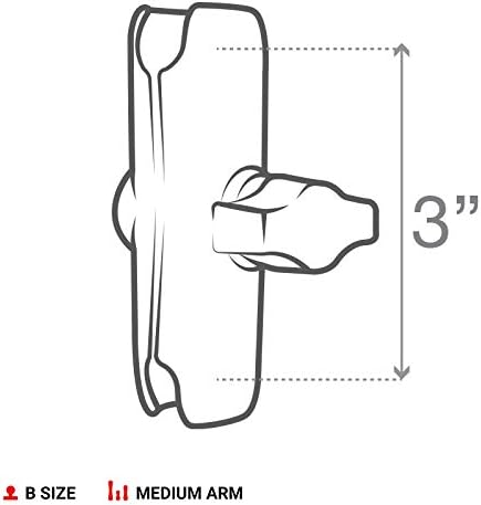 Miniatura 5 de RAM Mounts (RAP-B-132B-201U) Soporte para vaso con brazo