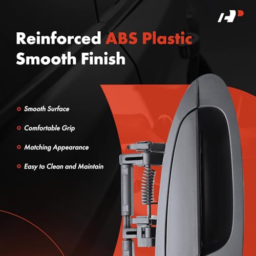 A-Premium Front Right Passenger Side Exterior Door Handle Compatible with Nissan Altima 2002 2003 2004 2005 2006, KY2 Pewter, Replace# 80606-8J009-KY2, 806068J009KY2 by A-premium - Used condition - Image 5