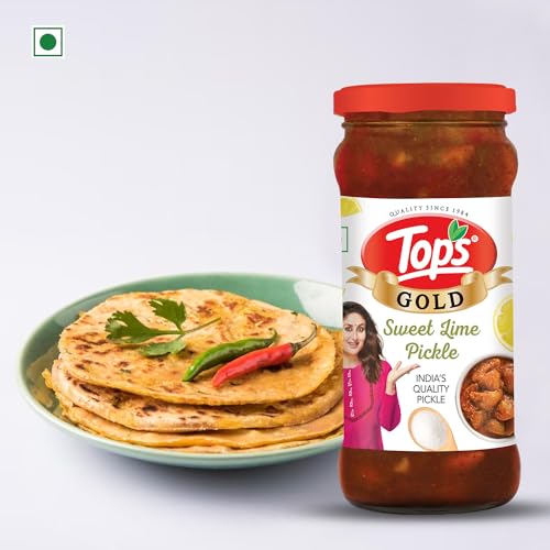 Image of TOPS Pickle Sweet Lime - 400 gm Glass Bottle |Infused with aromatic spices for a mouth watering taste.