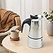 cafetera Moka Pot de acero inoxidable de 2 Imagen de cafetera Moka Pot de acero inoxidable de 2