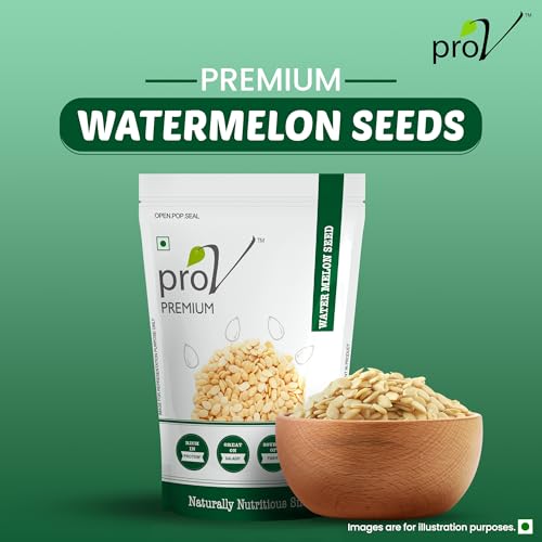 Image of ProV Premium Watermelon Seeds | Whole Natural | Rich in Protein, Iron, Magnesium & Healthy Fats | Boosts Energy & Supports Heart Health | Crunchy Snack | 250g