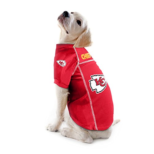 Littlearth NFL Kansas City Chiefs Basic Pet Jersey, Team Color, Medium