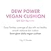 Amuse SEOUL Dew Power Vegan Cushion Foundation (01 PURE) | Dewy, glow, long-lasting, double coverage, clean beauty, lightweight
