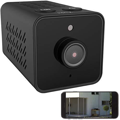 Mini Camera: Mini-IP-Überwachungskamera mit Full HD, WLAN, Nachtsicht, 14 Std. Akku (Minikamera WiFi)
