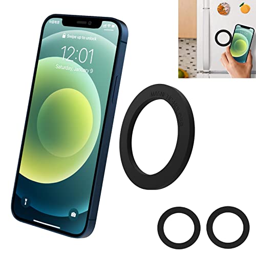 [2������] iPhone 13/12 Mag safe�Ή� �}�O�l�b�g �X�e�b�J�[ �X�^���h �L�b�`��/����/����/���ʏ�/�I�t�B�X/�ԂɓK�p �Ǌ|���z���_�[ �����O ���C�z�� �Œ� iPhone 13/12 Pro/Pro Max/mini�ƌ݊��� M