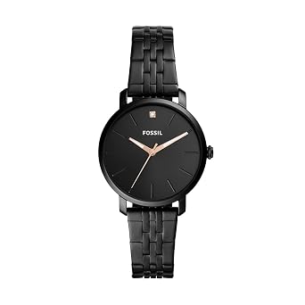 Fossil Lexie Luther Analog Black Dial 