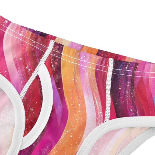 KLL Rose Gold Pink Glitter Boys Toddler Comfort Athletic Underwear Cute Children Panties4