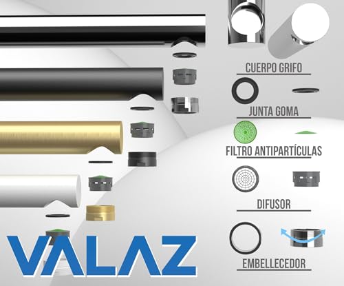 Robinet mitigeur lavabo VALAZ Nansa or mat pour eau froide et chaude