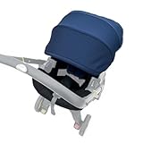 Feliliber Stroller Accessory Washing Kit Textile Set, Colorful Canopy & Water Resistance Soft Cushion Compatible with DOONA CAR SEAT Strollers (Blue)