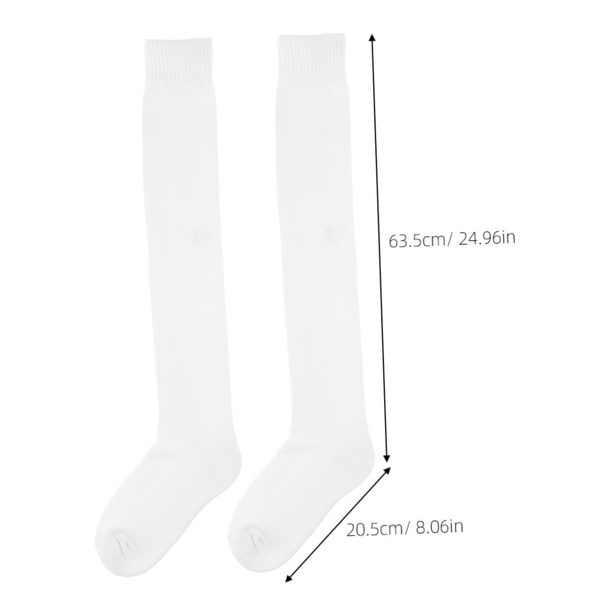 4 Paare Fechtsocken für Herren Atmungsaktive Kniehohe Sportsocken mit Dickem Polster und Knieschutz Rutschfeste Langsocken für Wettkampf und Training Angenehm und Strapazierfähig