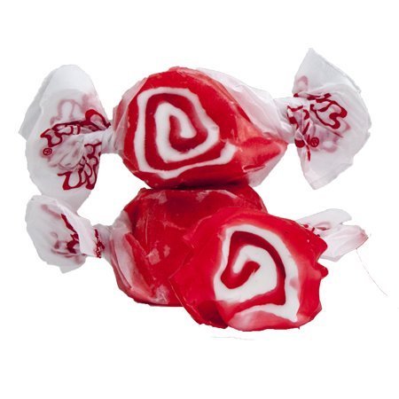 Taffy Town Gourmet Red Licorice Swirls Salt Water Taffy, 5 Lb Bag