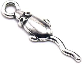 TEHAUX 100 Pçs Jóias De Menina Pulseiras De Charme Moda Jóias Pingentes De Meninas Faça Você Mesmo Conjunto De Pingente De Pingente De Liga Colar De Pingente De Moda Prata Roupas Colar