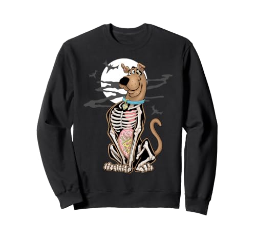 Image of Scooby Doo Skeleton Halloween Sweatshirt