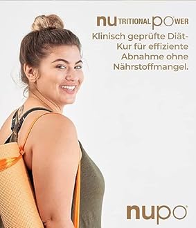 NUPO Diet Shake Chai Latte Premium diet shakes for weight management I Clinically proved meal replacement shake for weight control I 12 Servings I Very Low-Calorie Diet, GMO Free