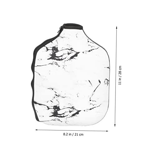 INOOMP 10 peças de capas B para raquete, capa protetora de neoprene pong arranhões zíper para sua re