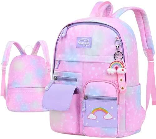 WanghaoFashion Design Lightweight Waterproofs Kids Backpacks large Capacity Children Bookbags Student Girls School Bags
