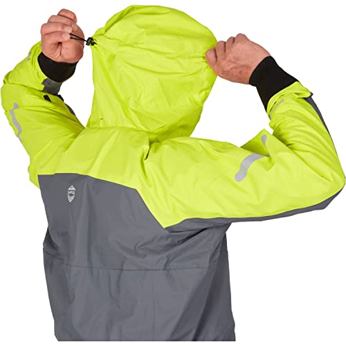 Nrs Men's Riptide Paddling Jacket-Chartreuse/Gray-Xxl #TOP2