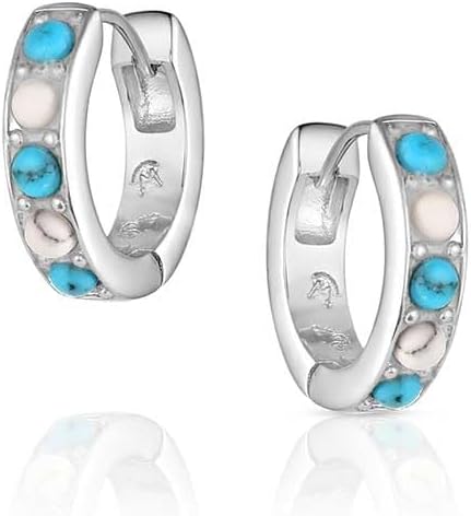 Montana Silversmiths Western Lifestyle Hoop Lever/Latch Earrings