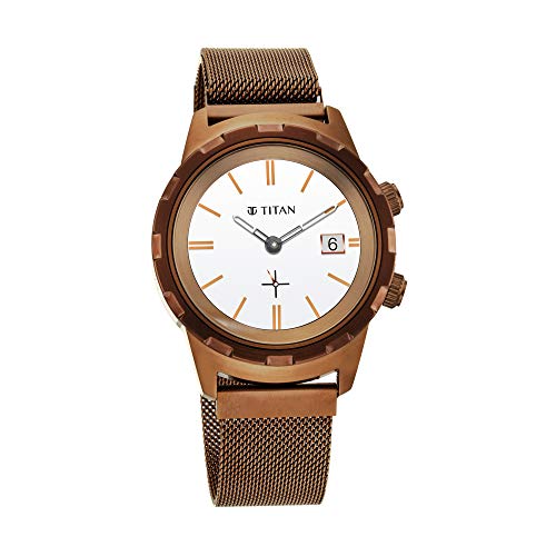 Image of Titan Connected X Hybrid Smartwatch for Men with Heart Rate Monitor + Full Touch Display + Interchangeable Strap