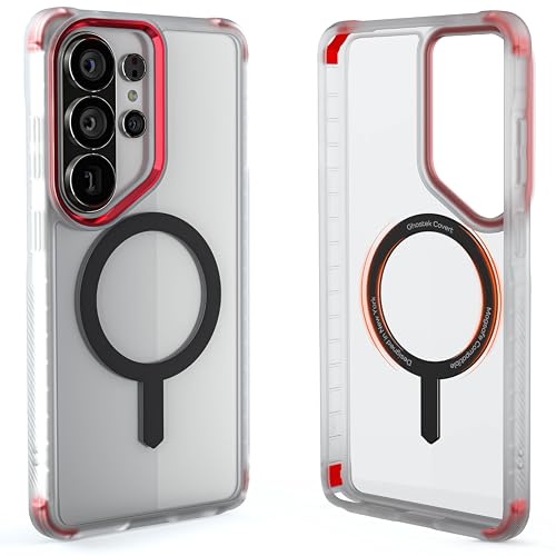 Image of Ghostek Covert Clear S26 Ultra Case MagSafe Compatible with Magnetic Ring, Slim Thin Shockproof Phone Cover Designed for 2026 Samsung Galaxy S26 Ultra (6.9 inch) (Clear)
