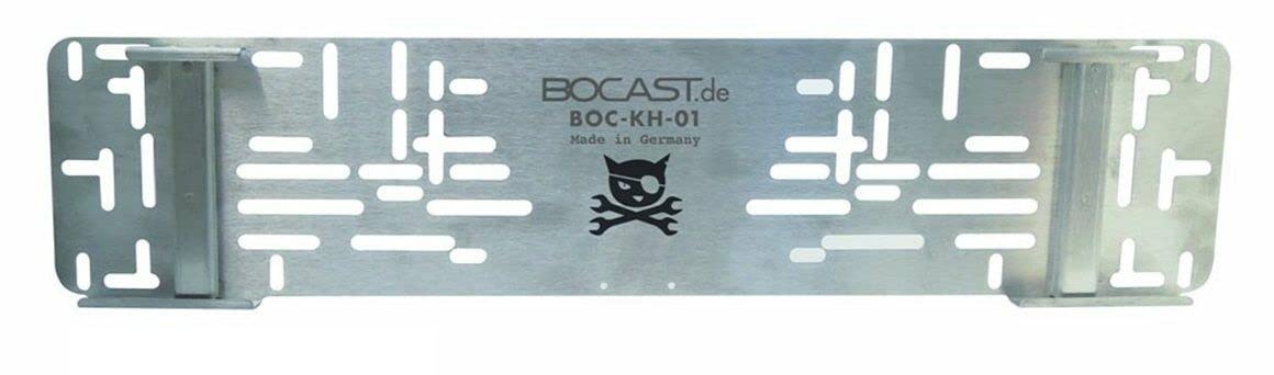 Edelstahl Kennzeichen Schnellwechselhalter PKW 520mm für Österreich UND Deutschland passend