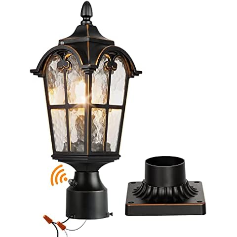 PARTPHONER Hardwired Dusk to Dawn Outdoor Post Light Cover