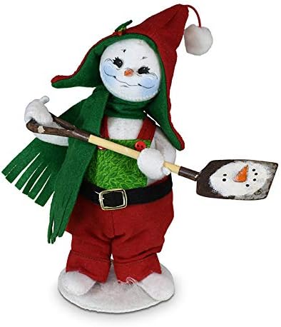 Annalee 9in Very Merry Snowman with Shovel