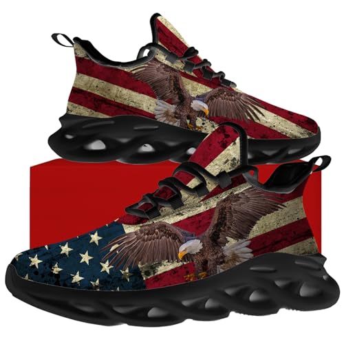 Men's Women's American Flag Shoes USA Flag Sneakers Tennis Shoes Gifts for Men Women4